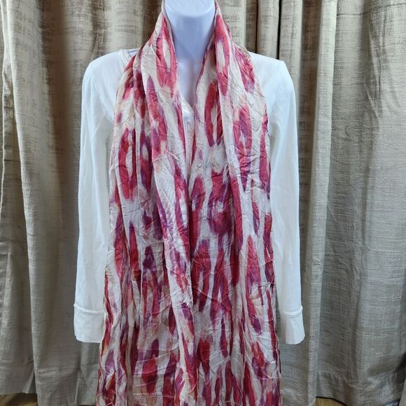🐞Coldwater Creek Silk Scarf One Size - Picture 5 of 9